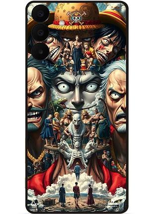 Силиконовый бампер чехол для samsung a27 one piece большой куш