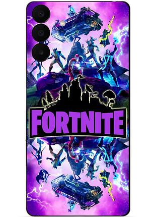 Чехол силиконовый бампер для samsung a27 с рисунком fortnite marvel фортнайт марвел