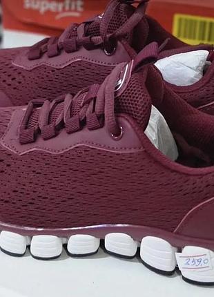 Кросівки жіночі scholl sneakers galaxy jacquard бордові, розмір 40