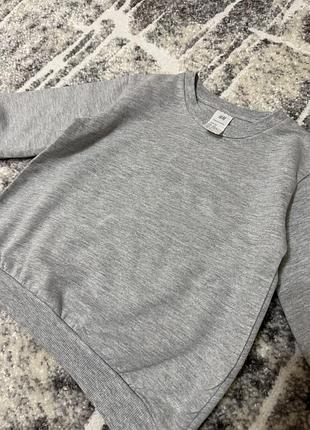 Кофта для хлопчика h&m сіра базова 2