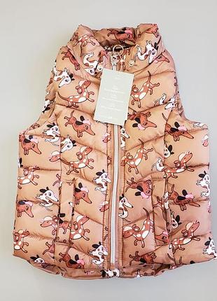 Детская жилетка с капюшоном для девочки h&amp;m 2
