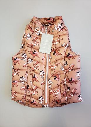 Детская жилетка с капюшоном для девочки h&amp;m 3