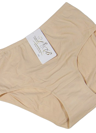Трусики классические с хорошей посадкой xl бежевые lb underwear 509