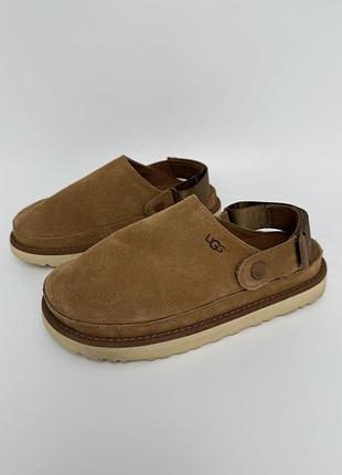 Жіночі замшеві клоги/сабо ugg w goldenstar clog
