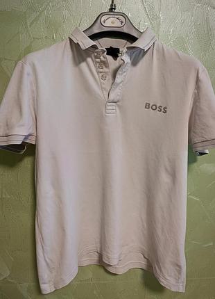 Поло чоловіче boss paule 1, біле, розмір m