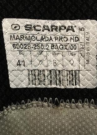 Трекінгові ботинки scarpa marmolada pro hd 8