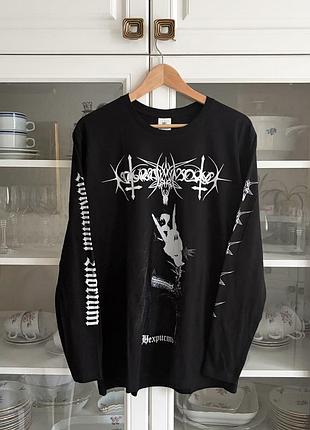 Лонгслів / мерч nokturnal mortum метал merch black darkthrone mayhem