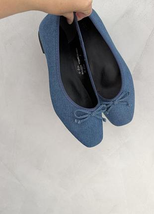 Джинсові балетки m&s, розмір 40 2