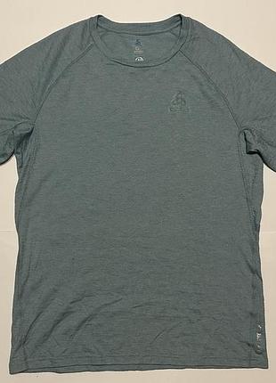 Футболка для бігу odlo x-alp pw 115 t-shirt crew neck s/s