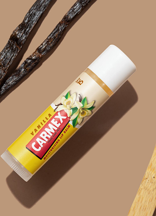 Бальзам для губ carmex vanilla зволожувальний у стіку, 4.25 г