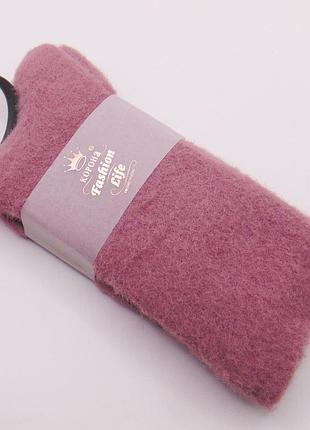 Носки альпака 37-41 розовые корона 25517