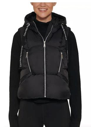 Жилетка жіноча calvin klein з капюшоном