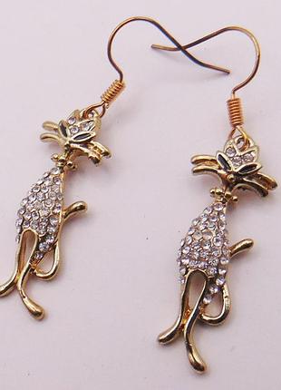 Серьги кошки nb 122