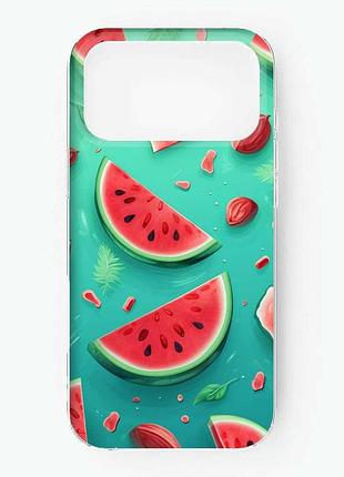 Чохол на iphone 18 pro max скибки кавуна (принт 340)