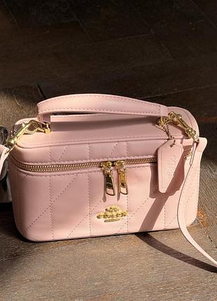Сумка coach rainer crossbody bag 18 with quilting