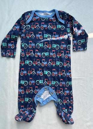 Бавовняний чоловічок сліп newborn 0-1 міс