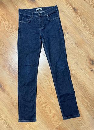 Джинсы женские синие прямые slim angel casual style, размер m.