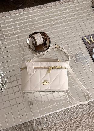 Сумка coach rainer crossbody bag 18 with quilting