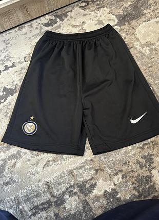 Футбольні шорти італійського клубу інтер мілан від бренду nike