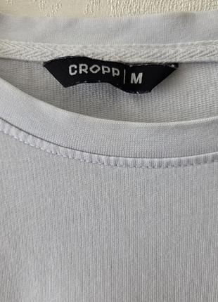 Белый лонгслив от бренда cropp 4