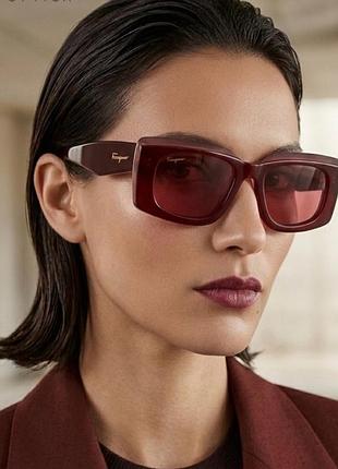 Бондовые очки бордо - salvatore ferragamo sf1060s-original