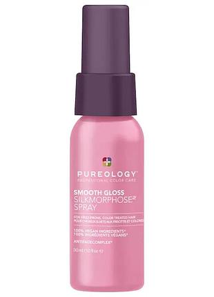 Спрей для сяйва волосся pureology mini smooth gloss treatment spray for frizz control & hair shine