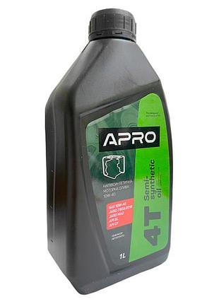 Олива для двигунів 4t apro 1л 10w-40 напівсинтетична (942003)