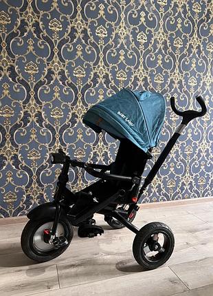 Велосипед триколісний baby tilly з батьківською ручкою