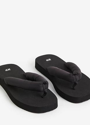 Шлепки шлепанцы вьетнамки h&m