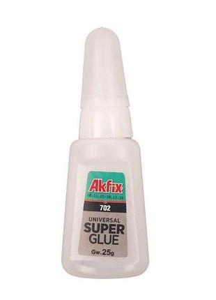 Супер клей akfix 25 г (702) (ga020)