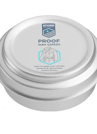 Пропитка storm wax cotton proofer (rub on) 35g