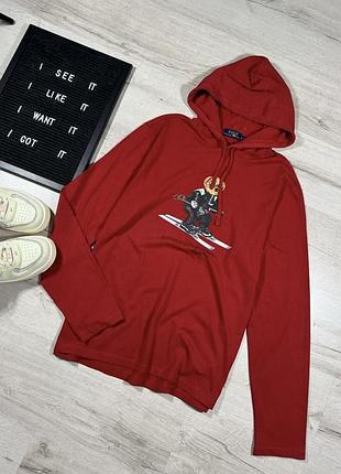 Лонгслів з капюшоном ralph lauren