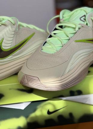 Кросівки чоловічі nike freak 7 бежеві з салатовим