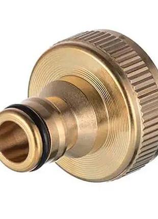 Адаптер латунный intertool-storm на коннектор 1/2" с внутренней резьбой 3/4" и 1" (ge-1211)