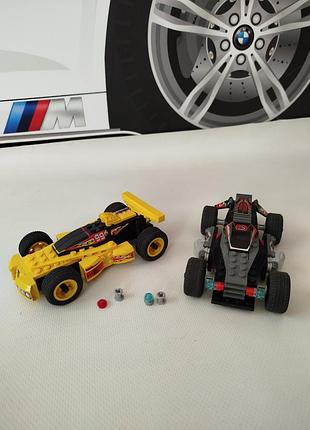 Эксклюзивный комбо-сет конструктора lego racers: 2 оригинальных болида + секретная 8-колесная супер-модель!