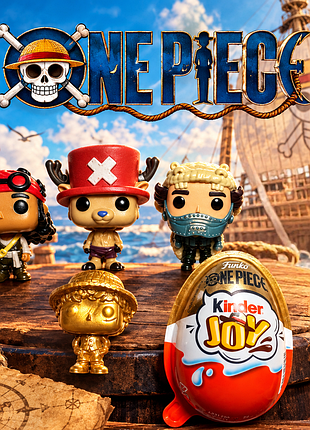 Повторки kinder joy one piece netflix funko pop колекційні фігурки кіндер джой ван піс нетфлікс фанко поп 1 шт.
