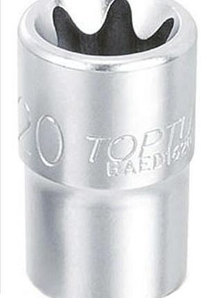 Головка торцевая 1/2" e20 toptul baed1620