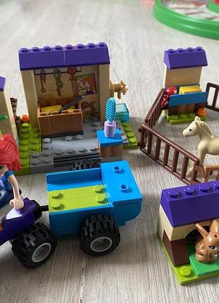 Lego friends 41361 ферма стійло для лошат мії
