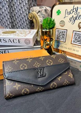 Гаманець коричневий монограм 95903