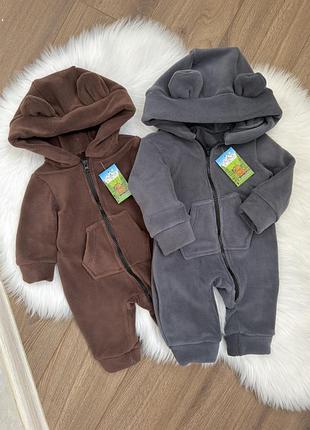 Костюм та комплект унісекс флісовий ромпер-комбінезон teddy