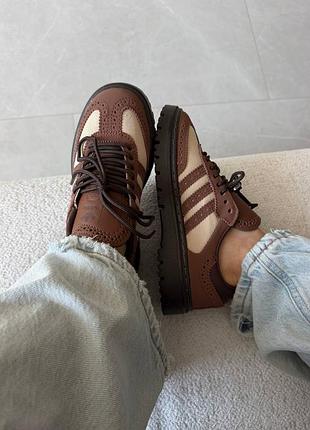 Adidas samba wtr
brown leather / beige 7