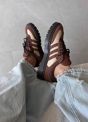 Adidas samba wtr
brown leather / beige 5
