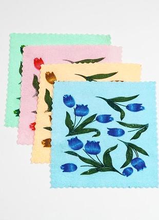 Набор кухонных салфеток из микрофибры 25x25см (упаковка 20 шт)