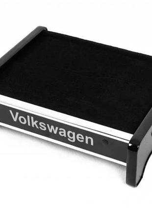Столик на торпеду vw t-4 з логотипом, покриття карпет