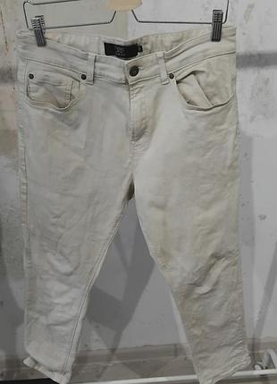 Next slim fit jeans, розмір 32 (beige) (бежеві)