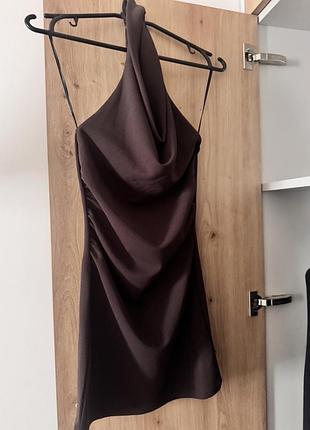 Коротка жіноча сукня h&m чорна