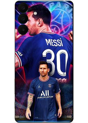Чехол силиконовый бампер для samsung a27 с рисунком месси псж messi