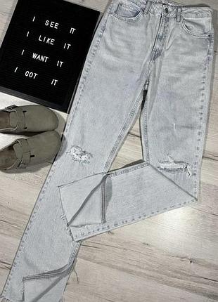 Джинсы с распорками zara