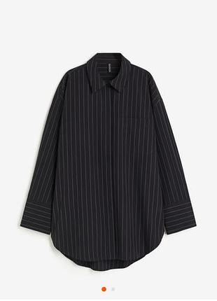 Сорочка в смужку oversize l-xl-2xl-3xl-4xl