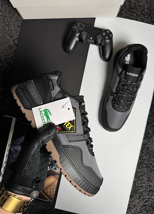 Lacoste t-clip winter gtx grey black 4